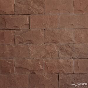Slate Brown kőhatású beton falburkolat homlokzati falon