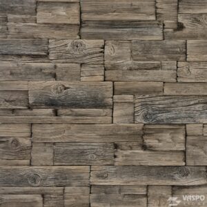 Wood Oak fa hatású beton falburkolat kültéri falon
