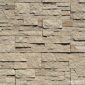 Stone Brown kőhatású beton falburkolat homlokzati falon