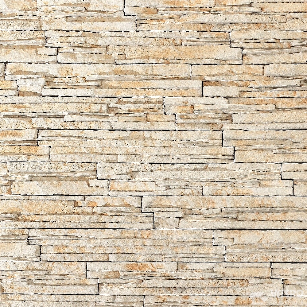 Považan White kőhatású beton falburkolat modern homlokzaton