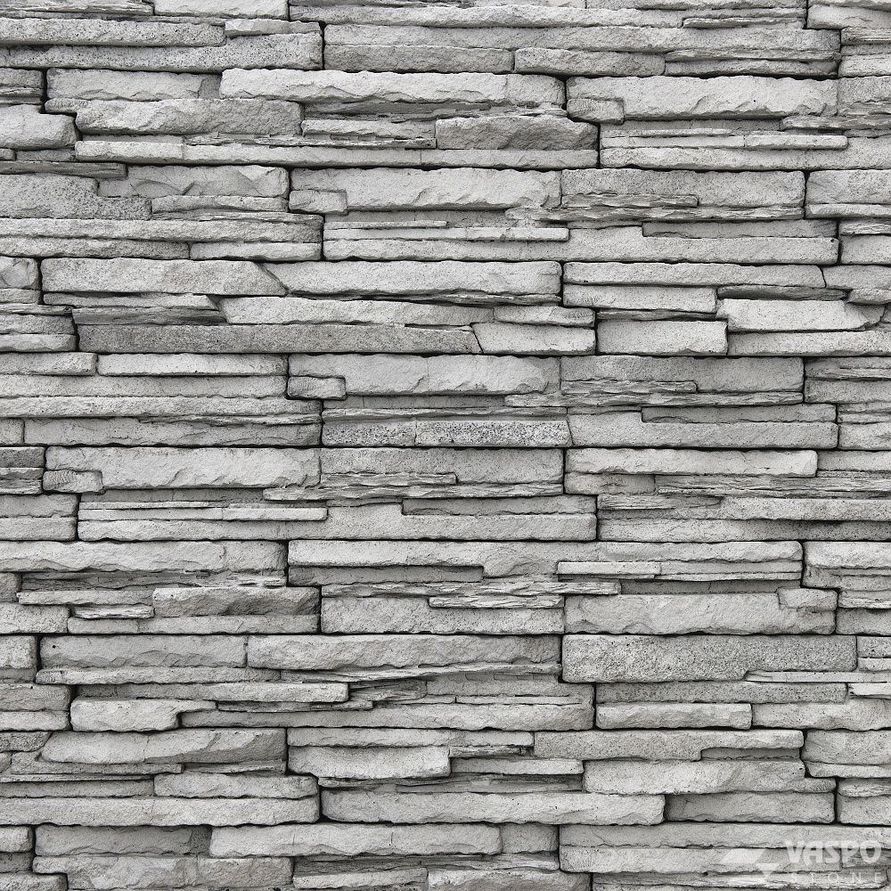 Považan Grey kőhatású beton falburkolat homlokzati falon