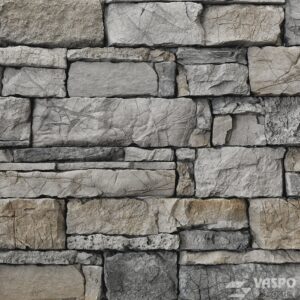 Lodge Grey kőhatású beton falburkolat homlokzati falon