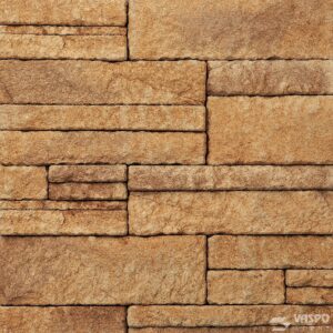 Sandstone 5 kőhatású beton falburkolat homlokzati falon