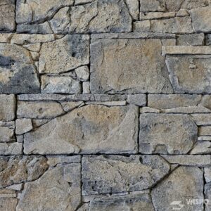 Tematin Rustique kőhatású beton falburkolat homlokzati falon
